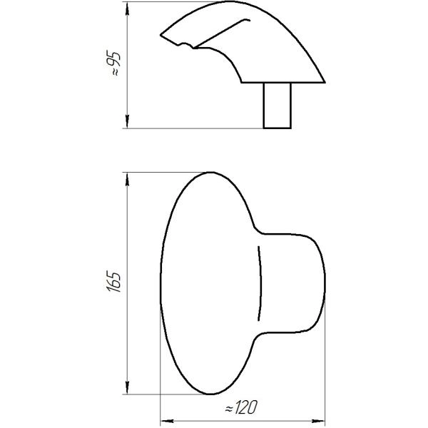 Излив Радомир МиниСфера 1-28-2-0-0-665 хром