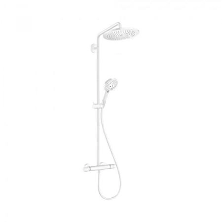 Hansgrohe 26890700 Croma Select S Душевая система для душа с термостатом ?280/125 мм, 3 режима, матовый белый