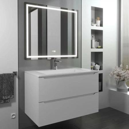 Раковина Uperwood Next 80 см, прямоугольная, белая