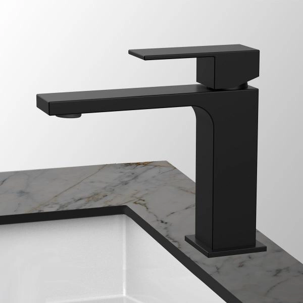 Смеситель Vincea Cube VBF-1C01MB для раковины однорычажный, черный