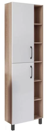 Пенал ASB-Mebel Адель 60 Белый/Дуб Сонома