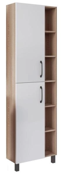 Пенал ASB-Mebel Адель 60 Белый/Дуб Сонома