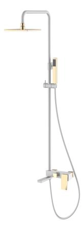 Стойка для душа Boheme Q WhiteGold.2_Комплект 148-WG.2