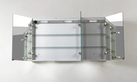 Зеркальный шкаф BelBagno SPC-3A-DL-BL-1200 120 см
