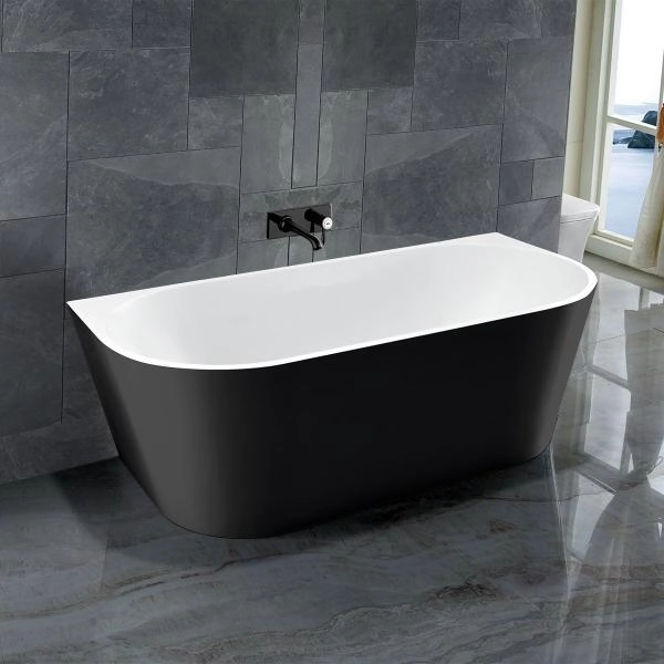 Ванна акриловая Vincea VBT-421-1700MB, 1700*800*580 цвет матовый черный