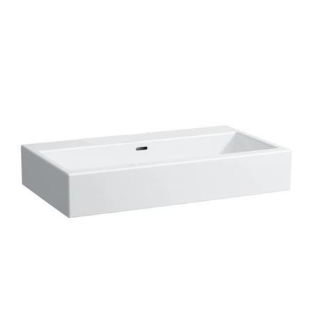 Laufen Living City Раковина 80х46х14 см, без отв., цвет: белый