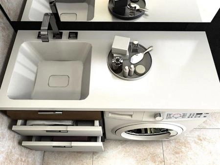 Раковина над стиральной машиной Madera Kamilla 110, левая