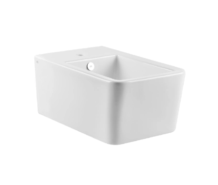 Gessi Total Look биде подвесное White European Ceramic с переливом, 1 отверстие под смеситель, в комплект входит пробка для перелива, цвет White Ceramic