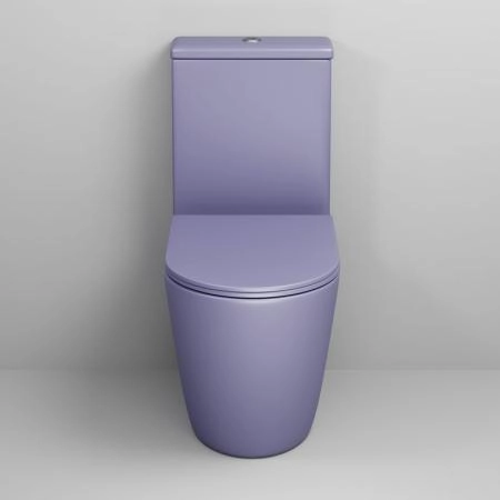 Унитаз Grossman GR-4480LIMS Color (620*365*810) ФИОЛЕТОВЫЙ МАТОВЫЙ напольный Безободковый