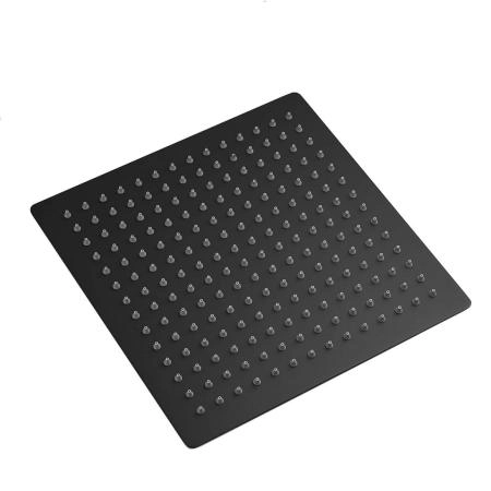 Верхний душ BERGES VENTAS S BLACK 74002 25 см, черный матовый