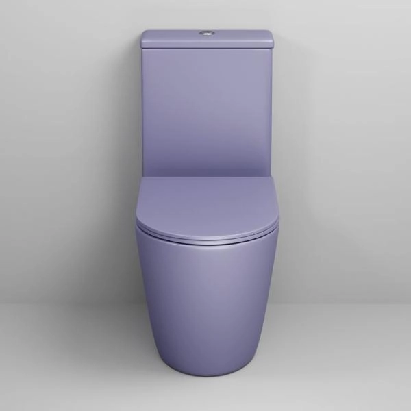 Унитаз Grossman GR-4480LIMS Color (620*365*810) ФИОЛЕТОВЫЙ МАТОВЫЙ напольный Безободковый