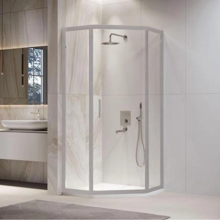 Душевой уголок RGW PA-86S Passage 90x100 Хром-Сатин прозрачное