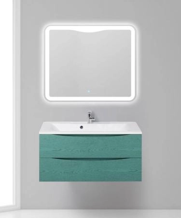 Тумба под раковину Belbagno MARINO Bianco Opaco подвесная 1000x445x500 MARINO-1000-2C-SO-BO-P