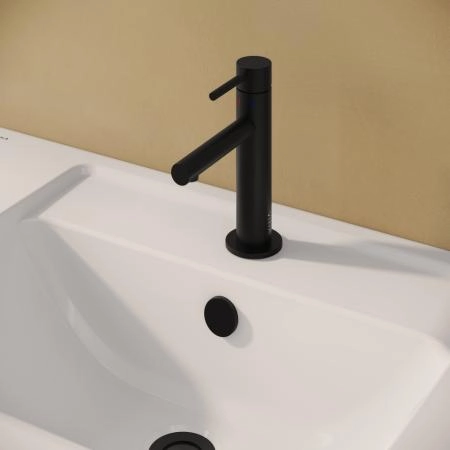 Смеситель VitrA Origin  A4255636WTC однорычажный матовый черный латунь