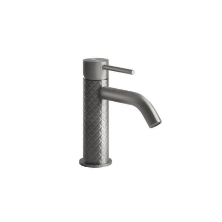 Gessi Intreccio Смеситель для раковины, без донного клапана, цвет: шлифованная сталь