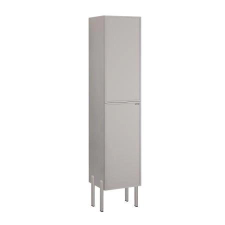 Шкаф-колонна Comforty Мадрид-40Н 00-00022669CF серый шёлк для комплектации с ножками