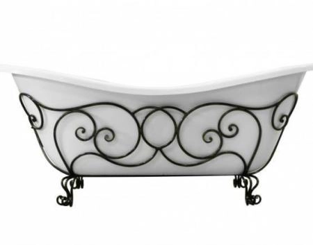 Ванна Эстет Бостон 180х74 белая