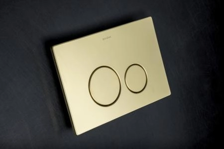 Кнопка для инсталляции Boheme пластик GOLD 668-G