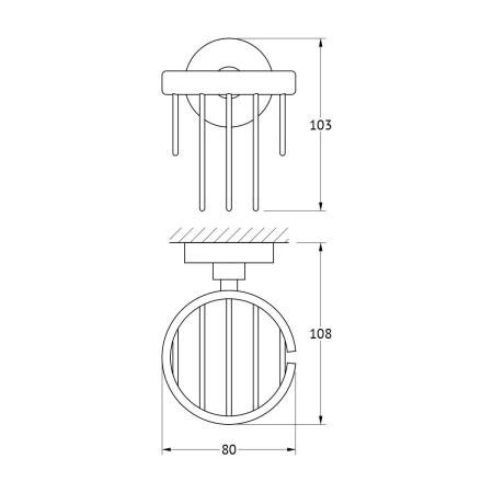 Держатель освежителя воздуха  ARTWELLE Harmonie HAR 050 хром