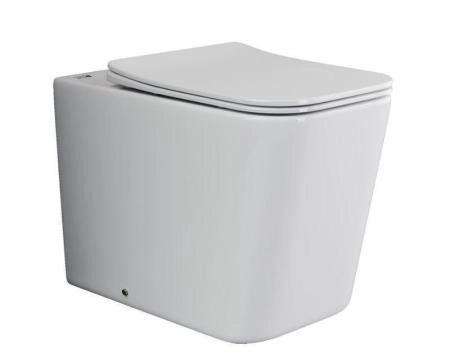 Унитаз Ceramicanova CUBIC Rimless CN1809 напольный с сиденьем SoftClose