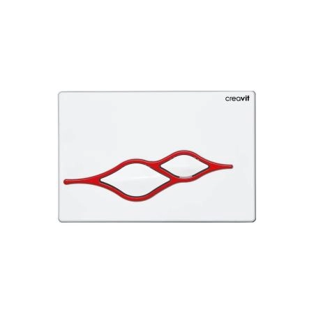 Кнопка для инсталляции CREAVIT UFO бело-красная GP1001.01