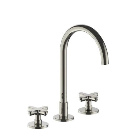 Fantini Icona Classic Смеситель для раковины, 3 отверстия, цвет: никель