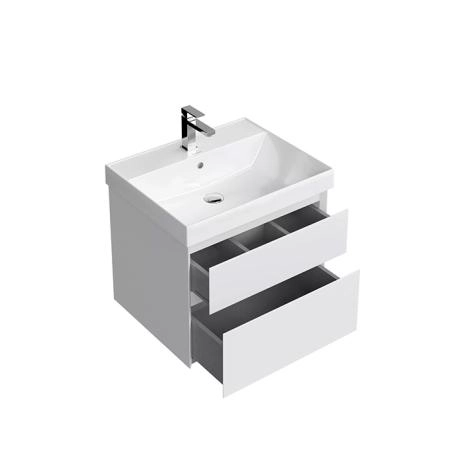 Тумба Kerama Marazzi CUBO КУБО CUB.60.2\WHT.M подвесная с ящиками 60, белая матовая