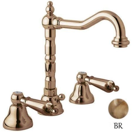 Смеситель CEZARES FIRST-BLS2-02-M для раковины,бронза с донным клапаном