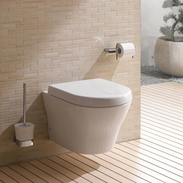 TOTO MH Унитаз подвесной, 394x530x339мм, безободковый, без сиденья, Tornado Flush, CeFiONtect, цвет: белый