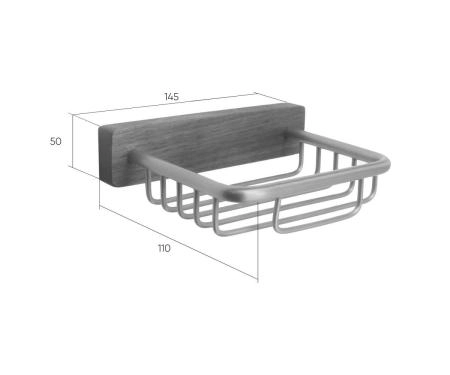 Мыльница подвесная настенная матовое золото BRONZE DE LUXE Forest (10703G ) золото-темное дерево