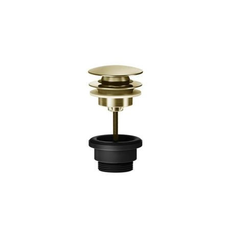 GESSI 316 Донный клапан нажимной “Stop&Go”, для раковин без перелива, цвет: Brushed Brass PVD