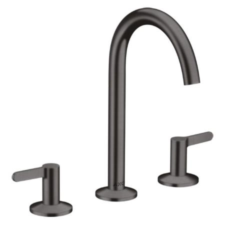 Axor One Смеситель для раковины 170, на 3 отв., с донным клапаном Push-Open, цвет: шлифованный черный хром