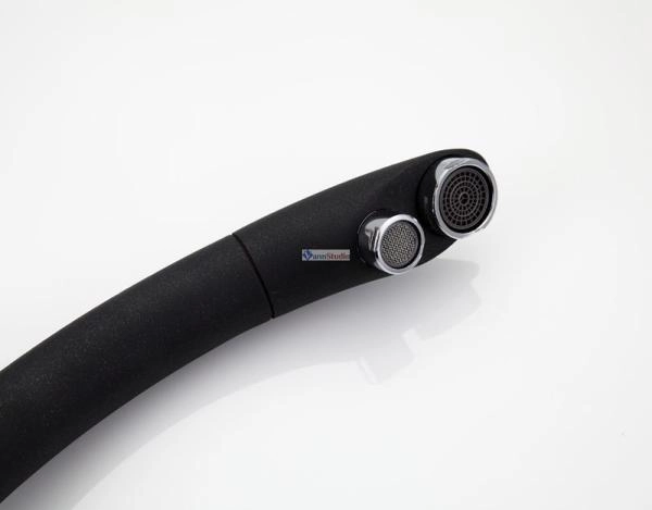 Смеситель для кухни Frap F4399-7 с краном для фильтр/воды черный