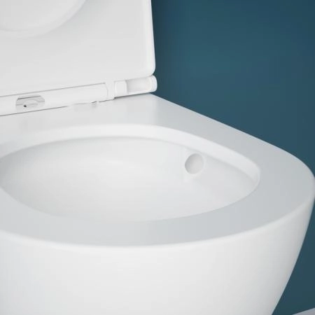 Унитаз ESBANO FORTEX-53T торнадо безободковый подвесной белый 530x360x360