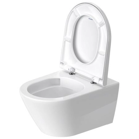 Duravit D-Neo Унитаз подвесной 2577090000, 370 x 540 мм, безободковый, в комплекте с сиденьем 0021690000 цвет: белый (Спец.цена с нашего склада!)