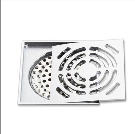 Душевой трап Gappo G81052 хром 100x100мм