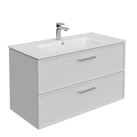 Тумба Kerama Marazzi PIANO CLASSIC ПИАНО КЛАССИК PIA.CL.95\WHT.M подвесная 95 см, 2 ящика, ясень белый матовый