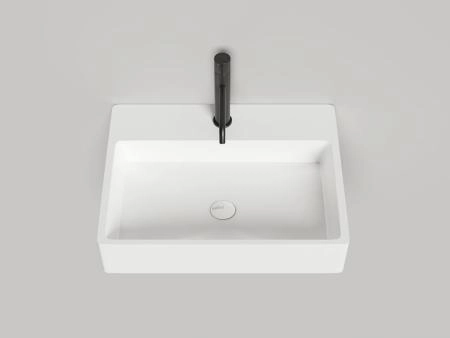 Раковина Salini OTTAVIA S-Sense глянцевая 60x45 1103101G накладная без отв.смесителя