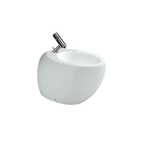 Laufen Alessi One Биде напольное 390x585x415мм, с 1 отв. под смеситель, с покр. LLC, цвет: белый