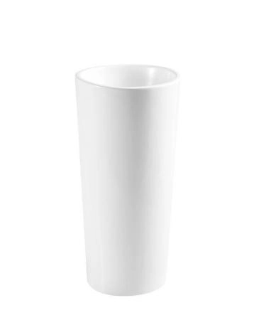 Раковина моноблок Gid Nb130w 41x41 напольная белая