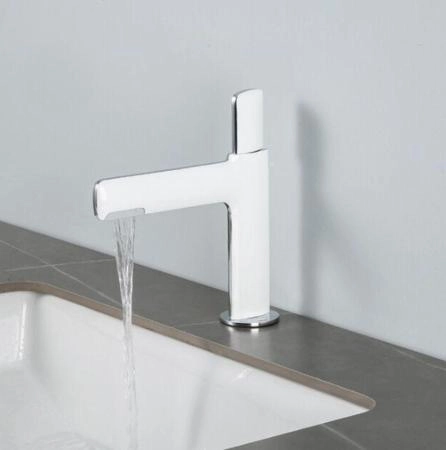 Смеситель Gappo G1052-88 для раковины белый/хром