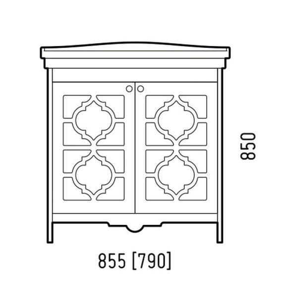 Тумба Corozo Манойр 85, Модерн 85(раковина отдельно)