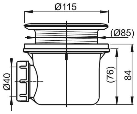 Сифон RAVAK BASIC 90 X01308