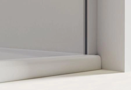 Душевая дверь Vincea Extra VDP-1E1011CLGM, 1000/1100, вороненая сталь, стекло прозрачное