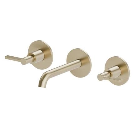 Newform Blink Chic Смеситель для раковины, встраиваемый, внешняя часть, цвет: PVD brushed pale gold
