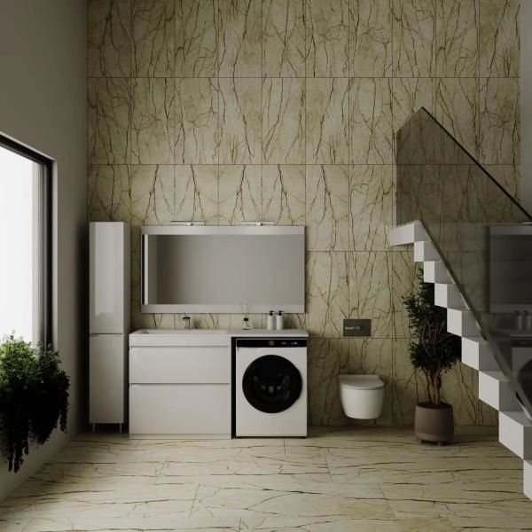 Зеркало Style Line Даллас 150, Люкс белое
