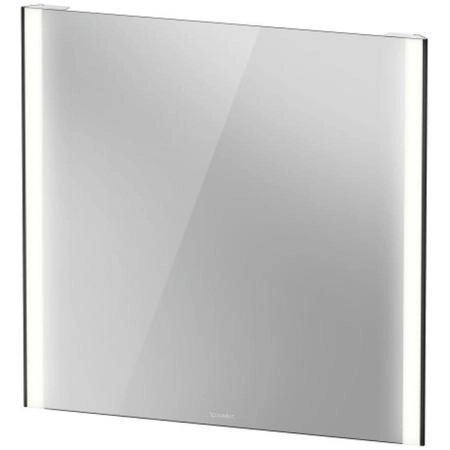 Duravit XViu Зеркало с подсветкой 82x80см, сенсорное управление, цвет: черный матовый