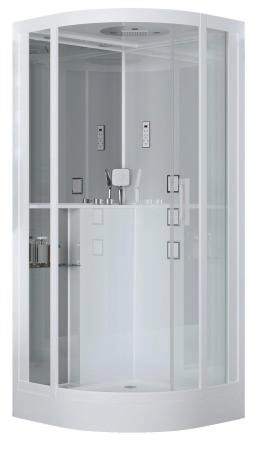 Душевая кабина GROSSMAN GR141 (100x100x215) гидромассажная с радио