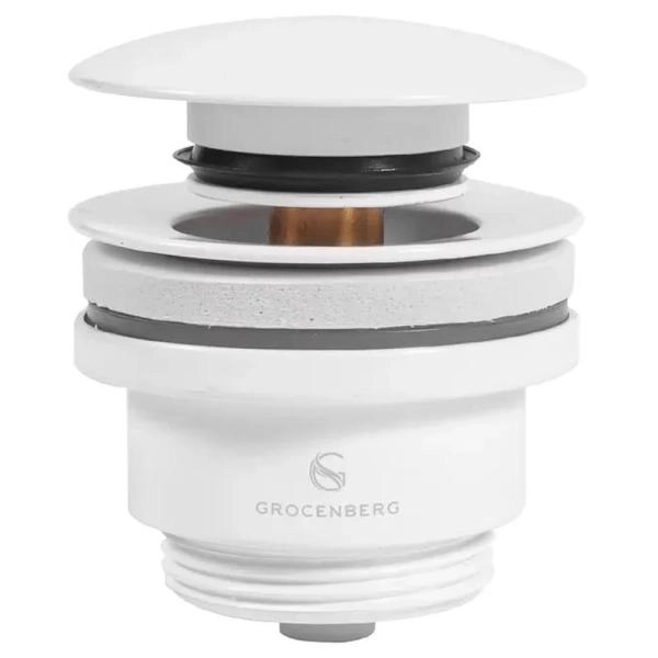 Донный клапан для раковины GROCENBERG GB106W, белый
