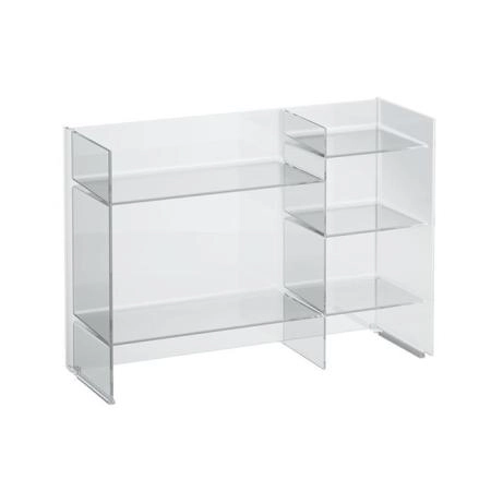 Laufen Kartell Стеллаж, 75х26х53см, пластик, напольный, цвет: дымчато-серый
